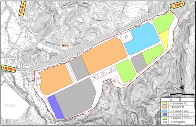 광명일반산업단지 배치도